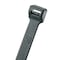 Panduit Cable Tie, 13 in L, 3.30 in Max Bundle Dia., Black, Nylon 6/6, 250 lb Strength, 100 PK PLT3EH-NB-C0 - alternate 1